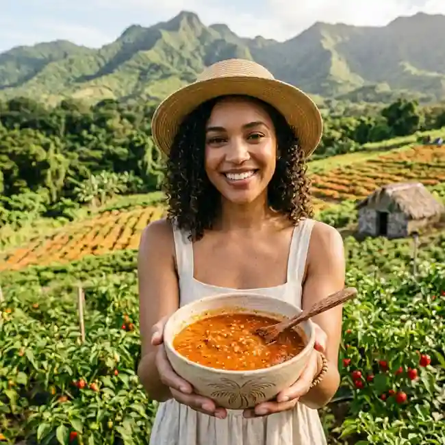 The Sugar-Free Kittitian Scotch Bonnet Hot Sauce – Keto sauce recipe from Saint Kitts and Nevis